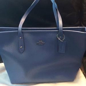 Coach blue Tote NEW